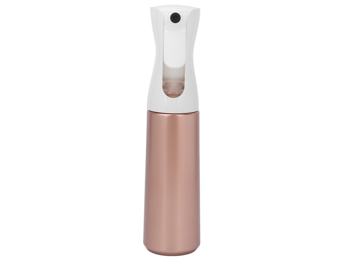 Botella De Spritz De Agua Ultra Fina 300ml Oro Rosa Mister Continuous Para Pelo Maquillaje Plantas Hogar