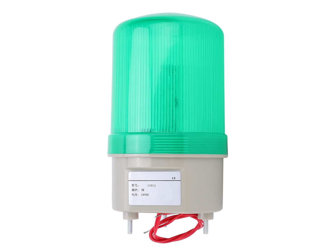 Luz De Advertencia Led Verde Berm De 5w Y 24vdc, Señal De Emergencia Para Camiones.