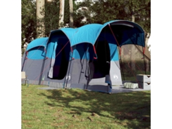 Tienda De Campaña Familiar Túnel 8 Personas Impermeable Azul