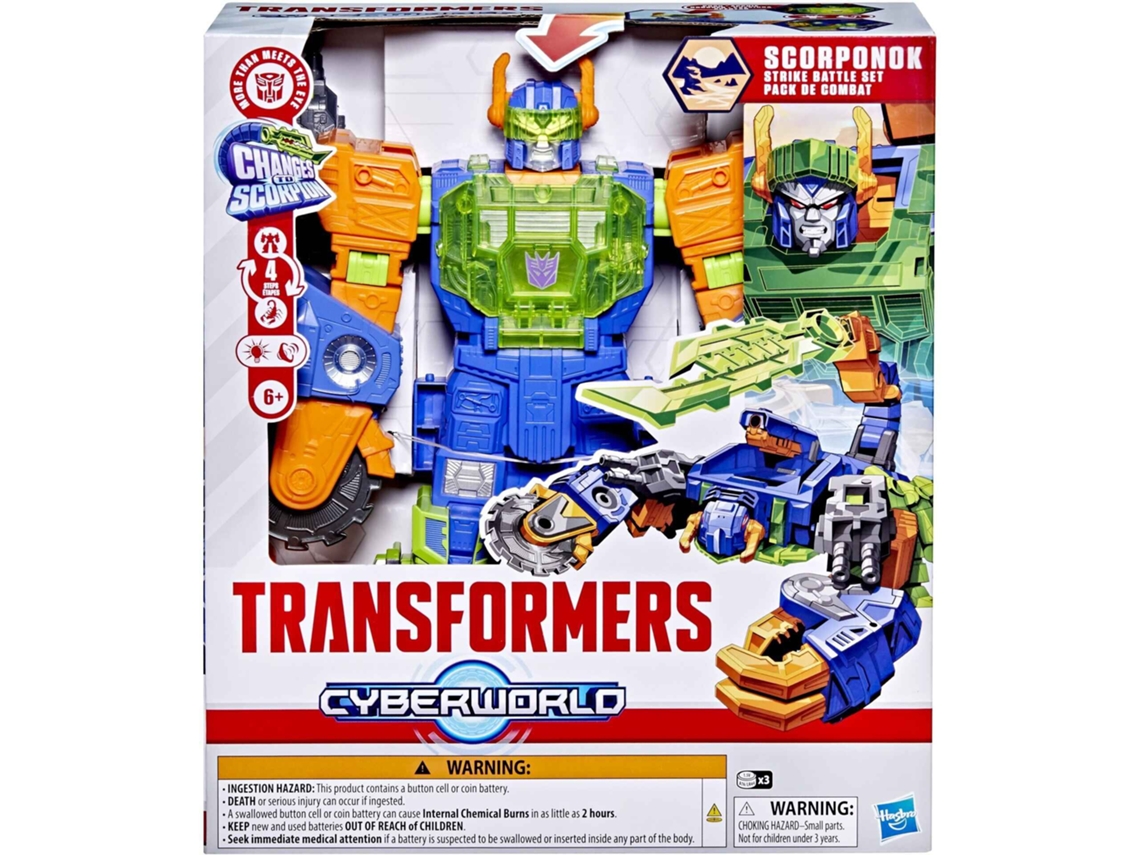 Figura convertible de 51 cm de Transformers Scorponok Battle Pack, Transformers Cyberworld, a partir de 6 años. Hasbro