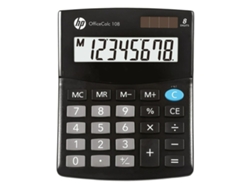 Calculadora HP Hpkoc108 de plástico negro