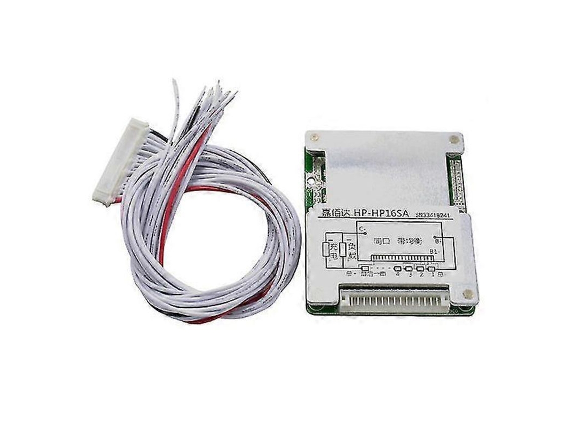 Placa De Protección Bms Para Batería De Iones De Litio 3s 35a 48v Con Función De Balanceo Para Bicicleta Eléctrica.