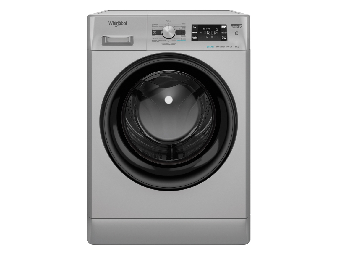 Lavadora WHIRLPOOL FFB8489SBVSPT (8 kg - 1400 rpm - Acero Inoxidable)