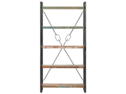 Maison Exclusive - Estantería De 5 Niveles De Madera Maciza Reciclada 90x30x180 Cm