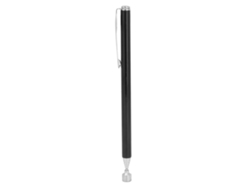 Bolígrafo magnético permanente de 2 lb, acero inoxidable, herramientas de recogida telescópicas con clip, negro