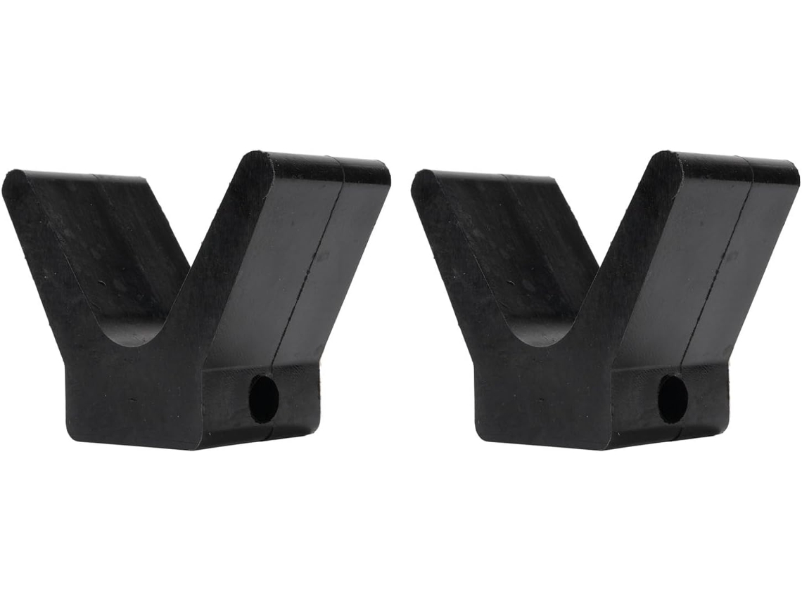 Marine-v-block Lote De 2 Butées En Cauoutchouc Pour Remordimiento – Noir, Grande, 4 V, Fijación 1/2
