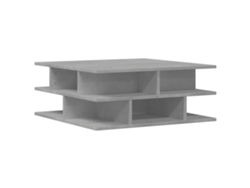 Maison Exclusive - Mesa De Centro Madera De Ingeniería Gris Hormigón 70x70x29 Cm