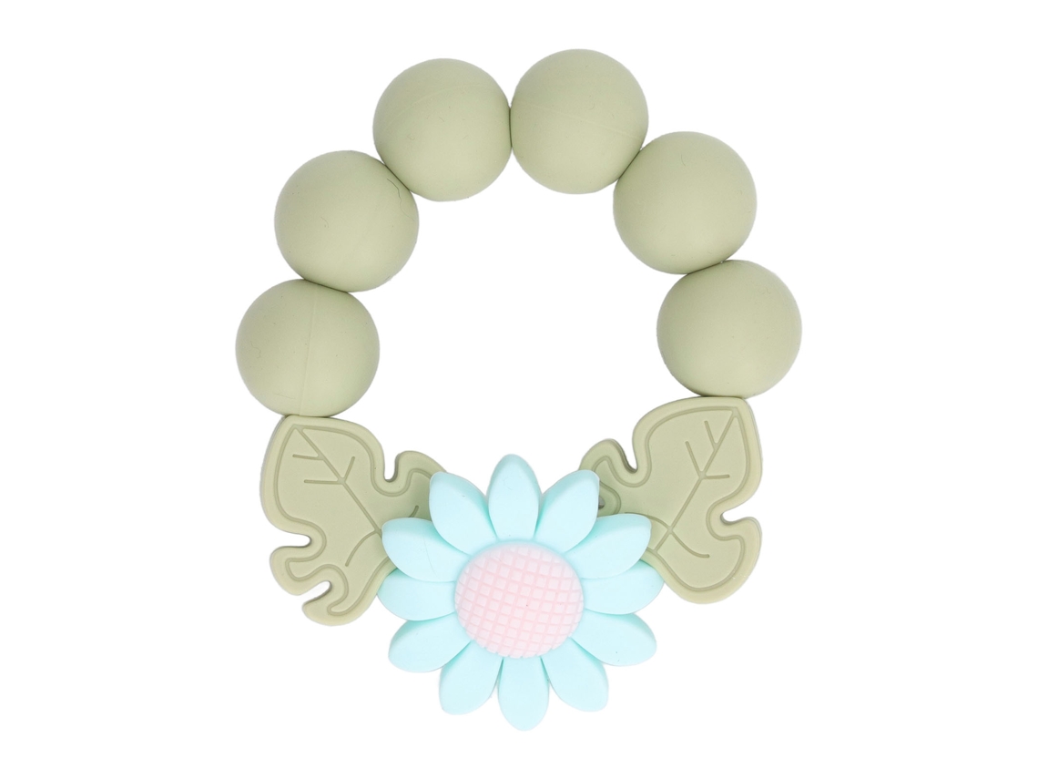 Pulsera de silicona para bebés, eslabones de silicona para bebés, pulsera masticable de silicona para bebés