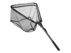 Red de pesca telescópica portátil, aluminio, 40 cm