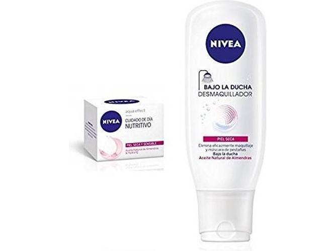 Crema de Dia Nutritiva + Desmaquillante de Ducha NIVEA Coffret (150 ml + 50 ml)