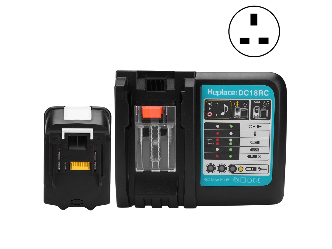 Cargador De Baterías De Iones De Litio Dc18rc De 18 V Y 5,0 Ah Para Suministros Industriales Makita Lxt