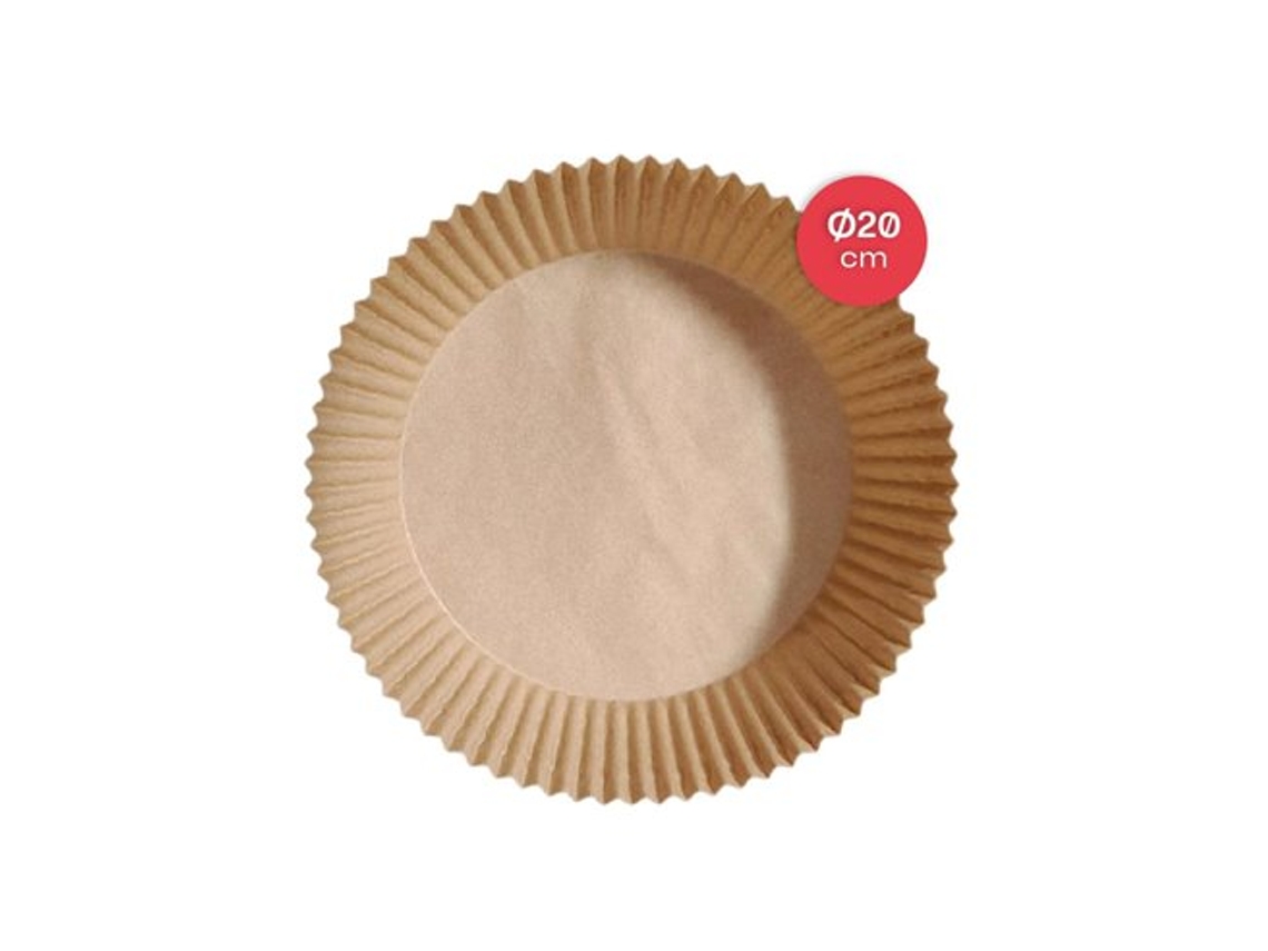 Papel Para Freidora De Aire Redondo Ø20cm (pack De 100 Unidades)