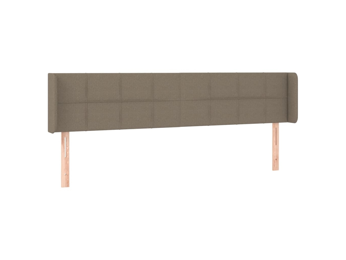 Maison Exclusive - Cabecero De Tela Gris Taupe 163x16x78/88 Cm