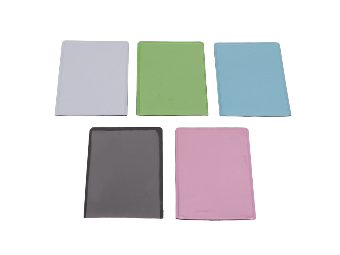 5 Piezas Marcos De Fotos Mini Coloridos De 3 Pulgadas Plástico Para Película Instax Mini Nevera Oficina