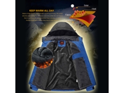 Vlrla-chaqueta De Felpa Impermeable Para Hombre Invierno Deportes Al Aire Libre Ciclismo Senderismo Esquí