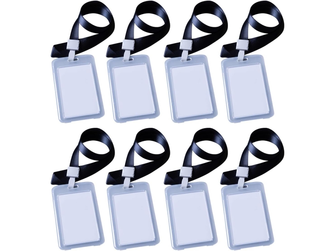 Protector De Identificación De Pp Transparente, Portatarjetas Ligero E Impermeable