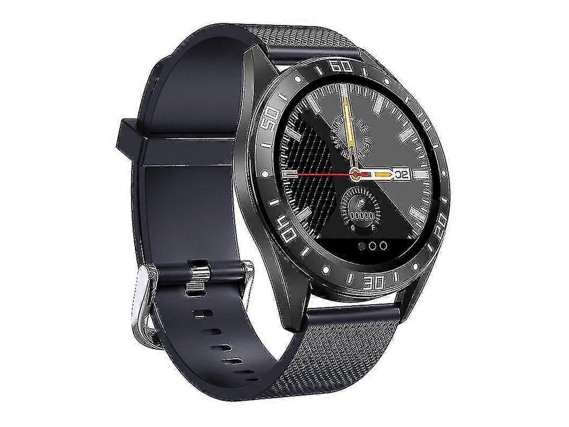 Reloj inteligente resistente al agua, monitor de actividad física, monitor de frecuencia cardíaca y presión arterial, tienda Jinyubo (azul)
