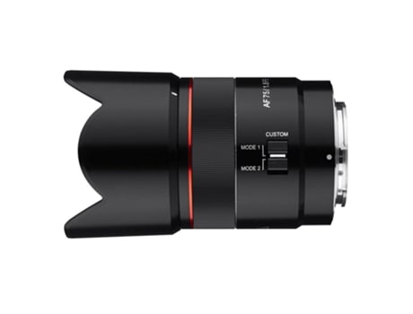 Objetivo SAMYANG 1.8/75 Fe Sony