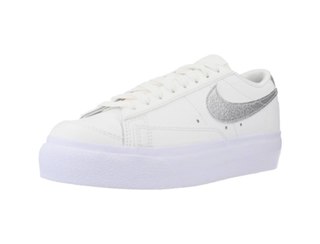 Zapatos de Mujer NIKE ULTRABEST Blazer Low Platform Tecido Blanco (40)