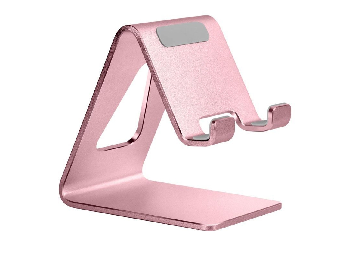 2026-soporte De Teléfono Para Escritorio Linjou De Aluminio Compatible Con Iphone 13 12 Pro Samsung Y Todos Los Smartphone (oro Rosa)