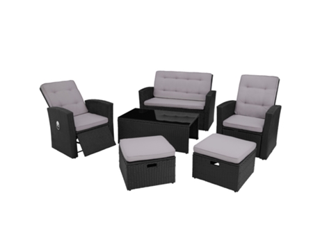 Juego TECTAKE De Rattan Bari