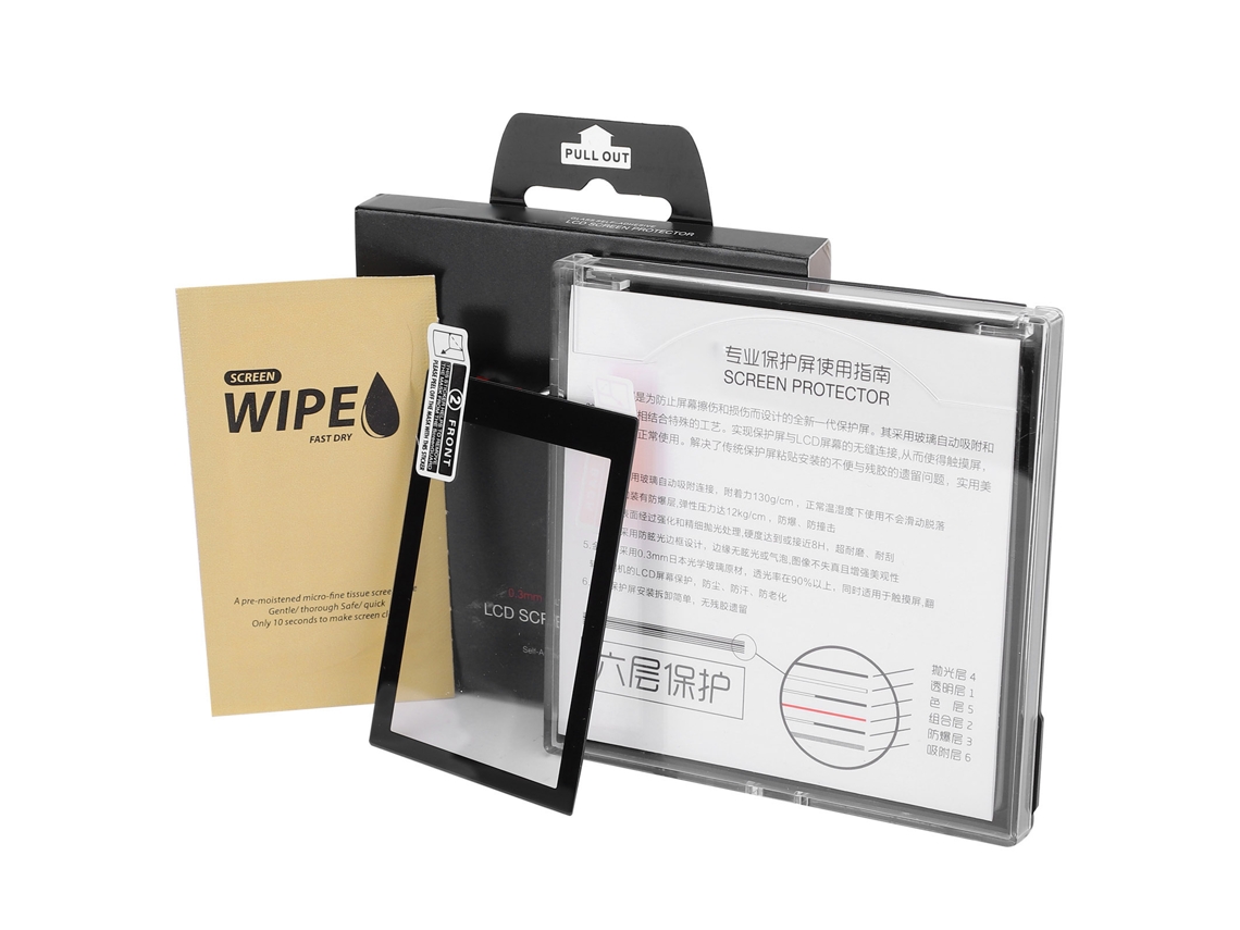 TRUYUETY Protector de Pantalla LCD y Cubierta de Cámara Antirreflejante para Olympus E-M10II/M10III/M5/M5III/M1II/M1III