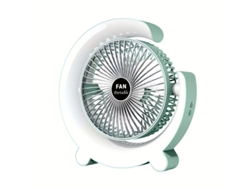 Ventilador De Escritorio Usb Con Iluminación Led: Portátil Y Silencioso, Tres Velocidades Ajustables, Fácil De Usar Y Muy Duradero.