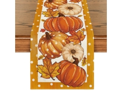 Decoración de mesa con hojas de eucalipto para otoño, acción de gracias y días festivos NEVEANCE