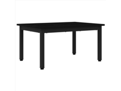 Maison Exclusive - Mesa De Café Roble Negro 70 X 50 X 36 Cm Madera De Ingeniería