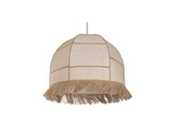 Lámpara de techo de fibra natural con flecos, 50x50x140cm ALEXANDRA HOUSE LIVING