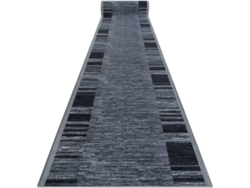 Alfombra de Interior DYWANY LUSZCZOW Adagio 138916 (Gris - 100 x 910 cm - Poliamida)