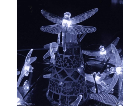 La secuencia solar enciende la luz de hadas al aire libre los 22ft 30 Dragonfly LED para la yarda, el hogar, el jardín