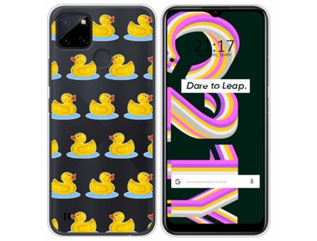 Carcasa Realme C21Y / C25Y TUMUNDOSMARTPHONE Dibujos Transparente Multicolor