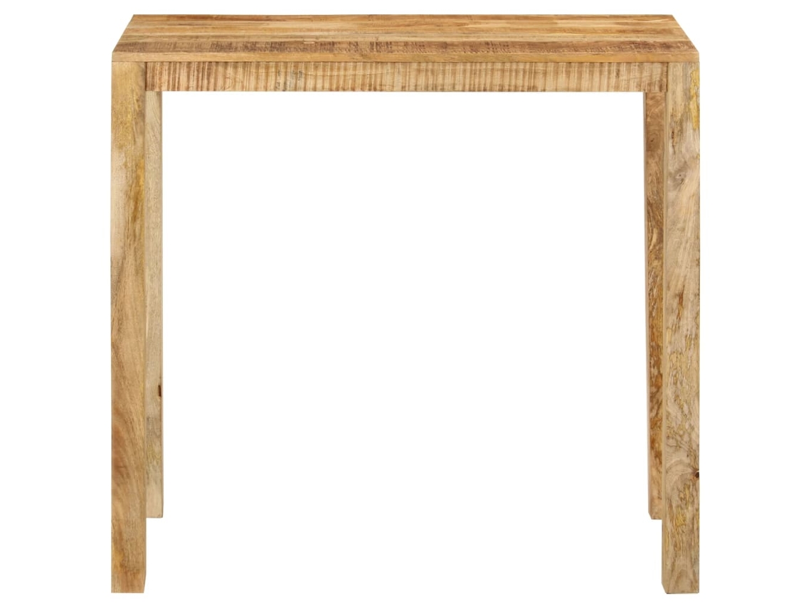 Mesa Alta De Bar Madera Maciza De Mango 112x55x108 Cm