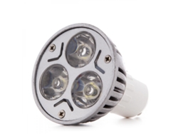 Bombilla Led Gu10 3w 300lm 6000ºk 40.000h  [jl-gu10-3x1w-a-cw]