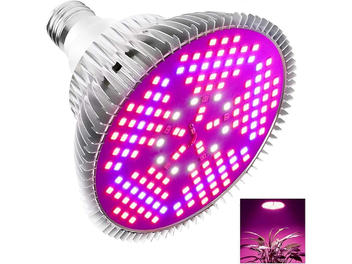 Rebe-lámpara De Crecimiento De Plantas Led E27 100w Espectro Completo Para Jardines Interiores Y Cultivo Hortícola