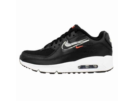 Tenis Deportivas NIKE Air Max 90 Niños (Negro -Material Sintético -40)