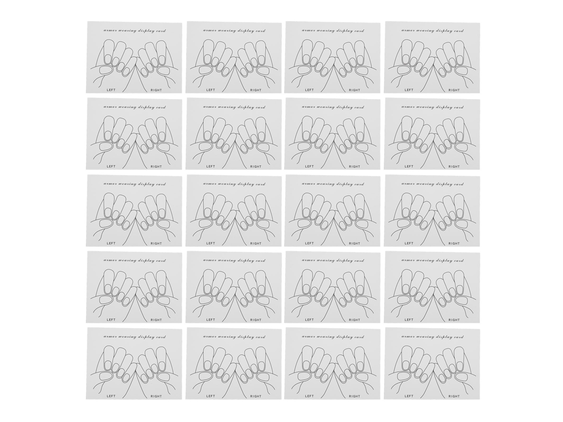 20 Tarjetas Artísticas Para Exhibir Uñas, Ideales Para El Diseño Casero, Principiantes Y Profesionales.