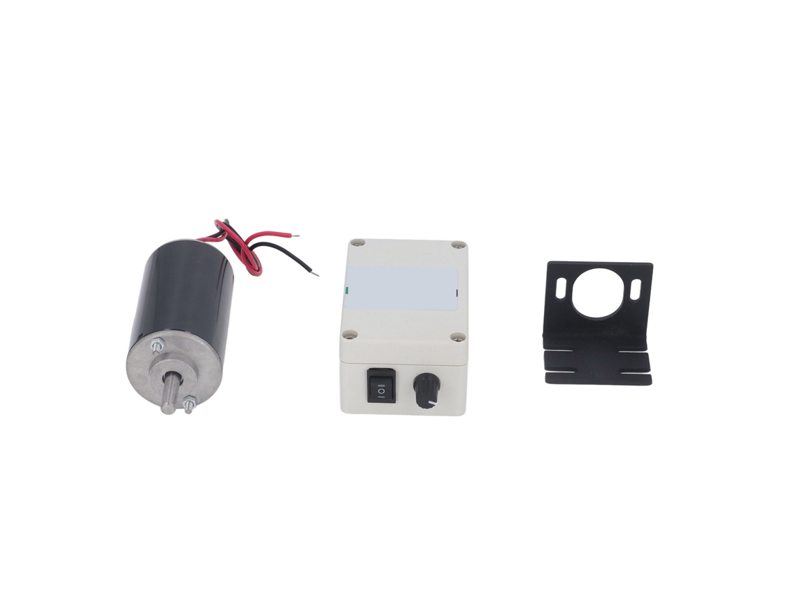 Motor De Velocidad Ajustable Cw Ccw Alta Torsión Rodamiento De Bolas 12-24v 24v 50w 6000rpm