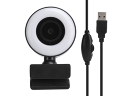 Cámara Web A40 Full Hd 1080p Con Micrófono Y Luz De Relleno Para Pc, Portátil, Aprendizaje En Línea Y Reuniones