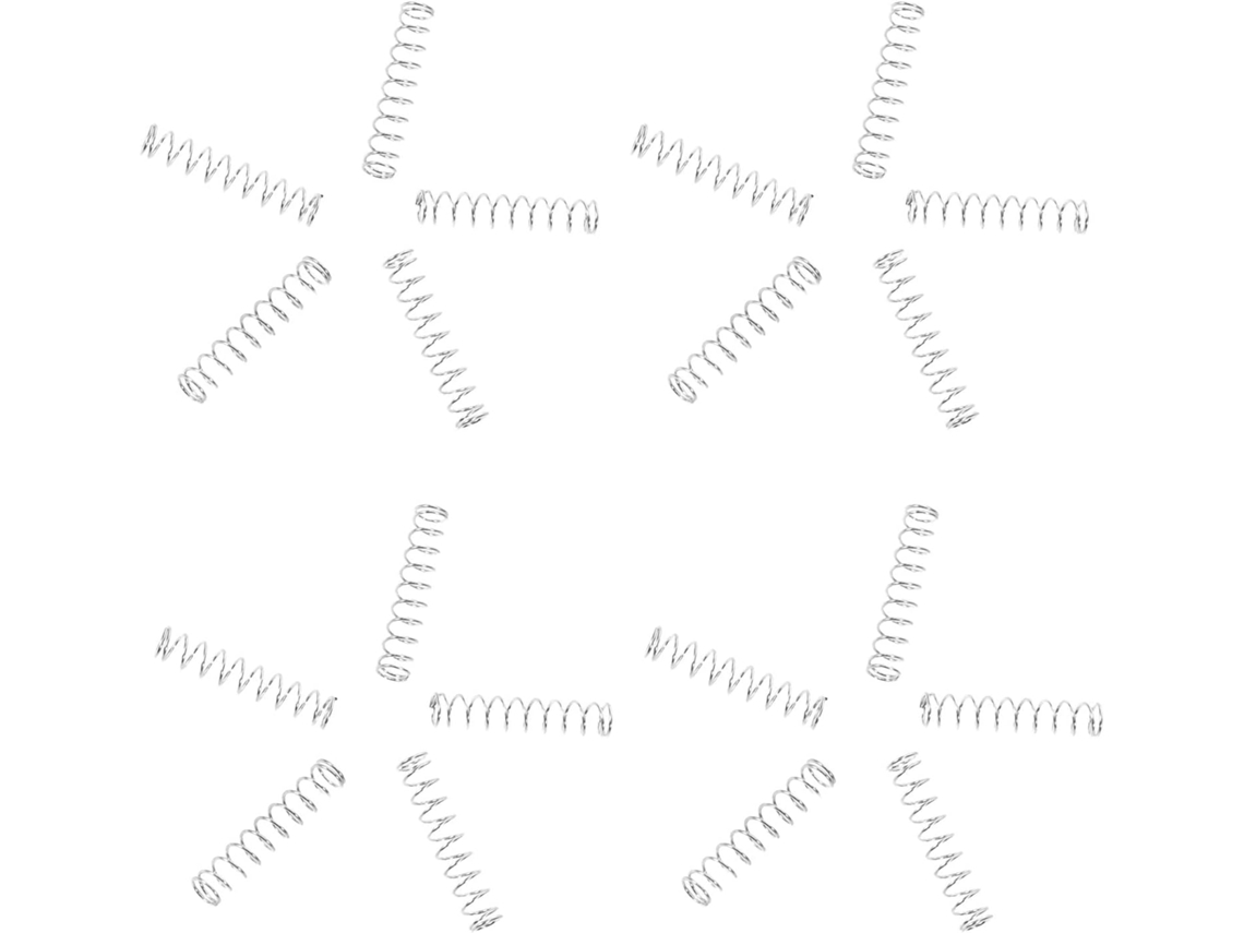 40 Muelles Para Bolígrafo, Muelles De Compresión De Acero Inoxidable De 0,4 X 4 X 20 Mm