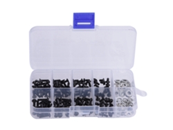 Juego De Tornillos De Cabeza Plana Y Redonda Con Estuche Para Coche Rc Hsp 1/10 (180 Piezas)