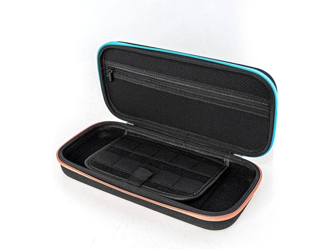 Bolsa De Almacenamiento Compacta De Eva Para Nintendo Switch 2, 29 X 13,5 X 7 Cm, Con Múltiples Compartimentos.