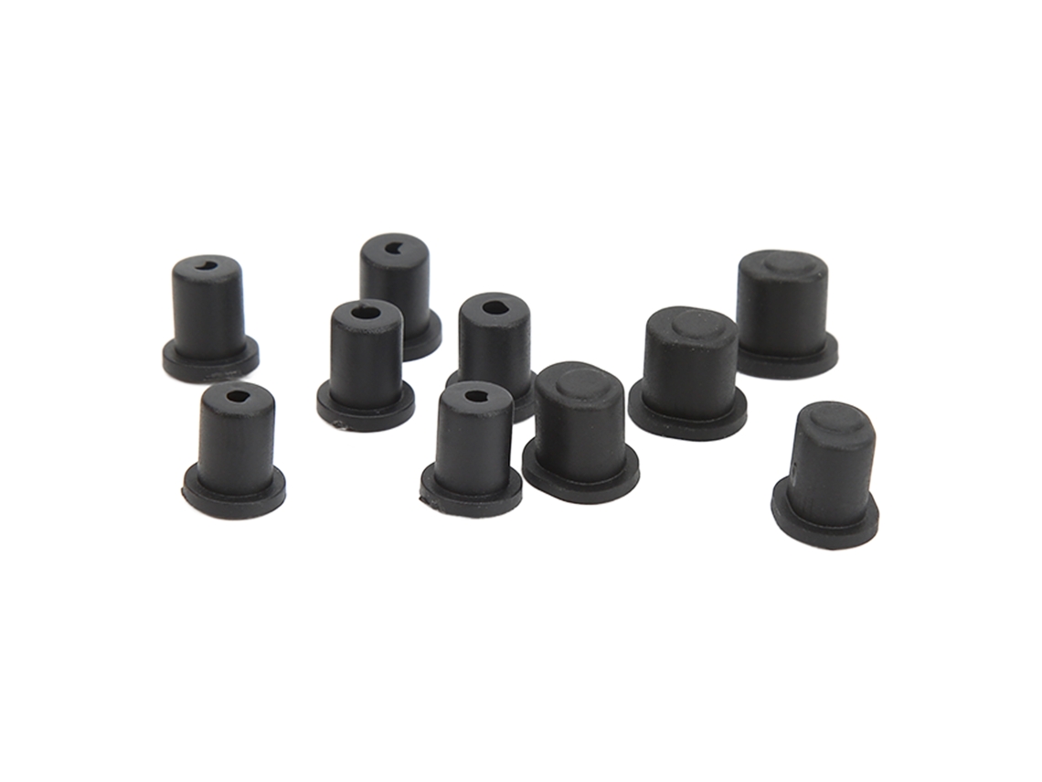 10 Piezas De Ajustador De Buje Rc De Plástico Negro, Pieza De Repuesto Resistente Al Desgaste Para Zd Racing 1/7 Ex-07