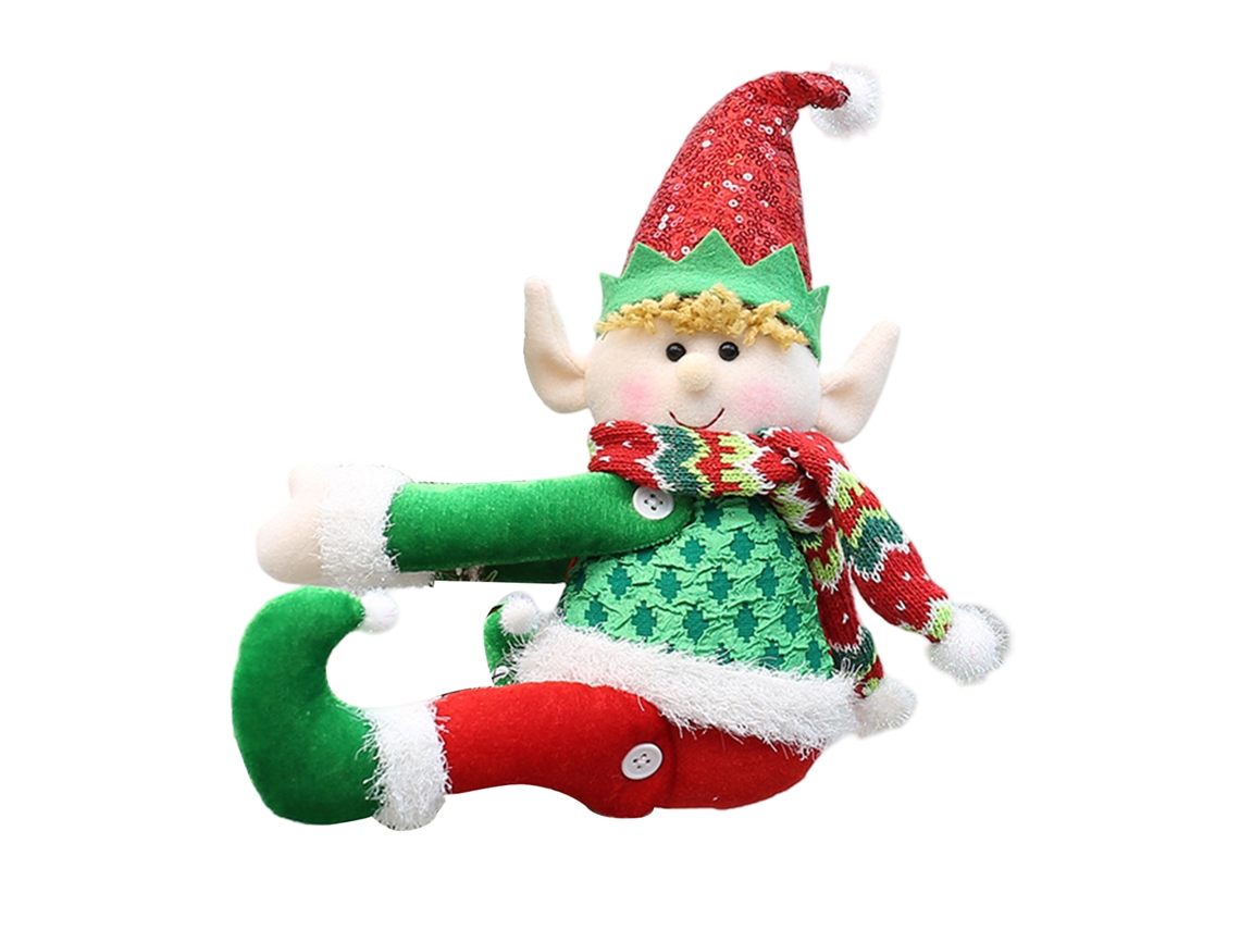 Adornos navideños, adornos para árboles de peluche TRUYUETY
