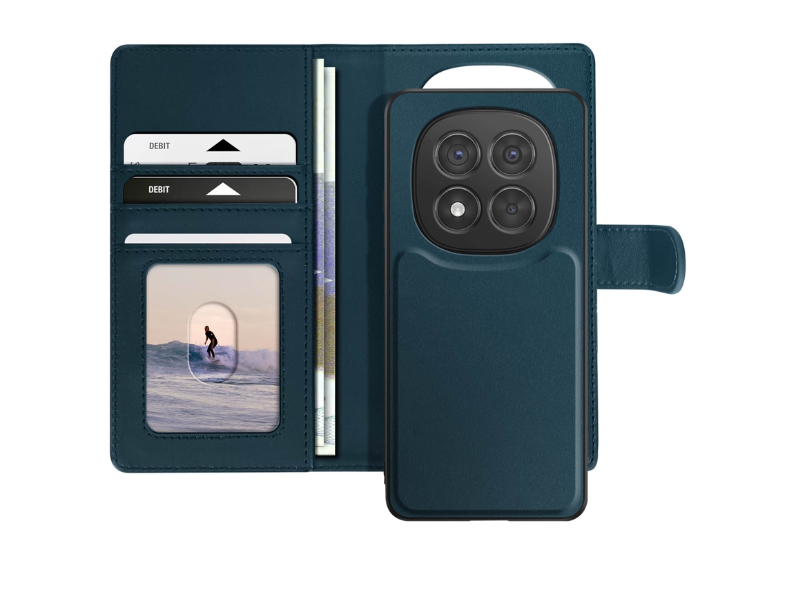 Mayaxess Funda Para Redmi Note 14 Pro Y 14 Pro Plus Con Carcasa Desmontable Azul