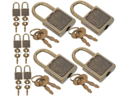 Cerradura Cerradura 10juegos Cofre Pirata Metal Llave Caja