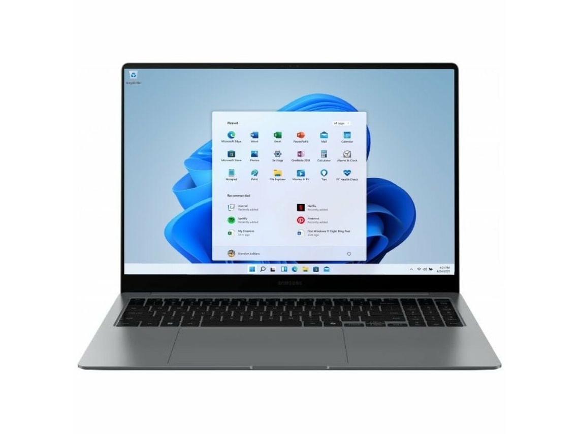 Portátil Samsung Galaxy Book5 Pro Intel Core Ultra 7 258V (gris, SSD de 512 GB, enchufe europeo, teclado QWERTY español, 32 GB de RAM Intel)