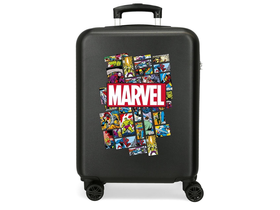 Maleta de Cabina MARVEL Comics Negro (38 cm x 55 cm x 20 cm - 34L)