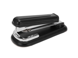 Grapadora Rotativa De Oficina De 360°, Antideslizante, Diseño Ergonómico, Capacidad Para 20 Hojas, Color Negro.
